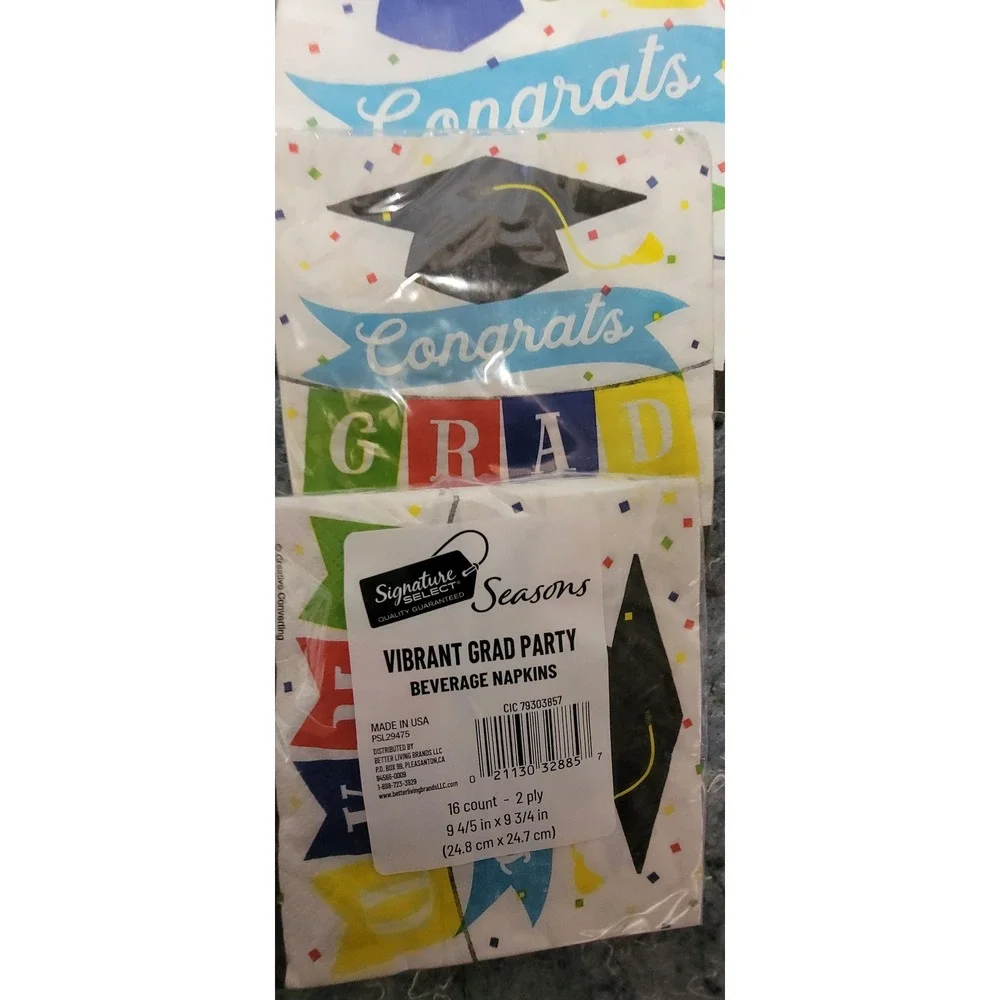 Party Supplies Grandrates Plates and Napkins‎ Set